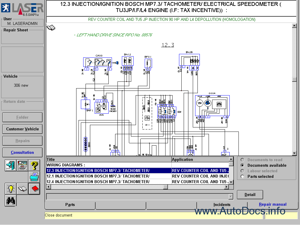 Peugeot 406 Wiring Diagram Download